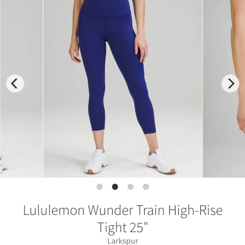 Lululemon wunder train 25"